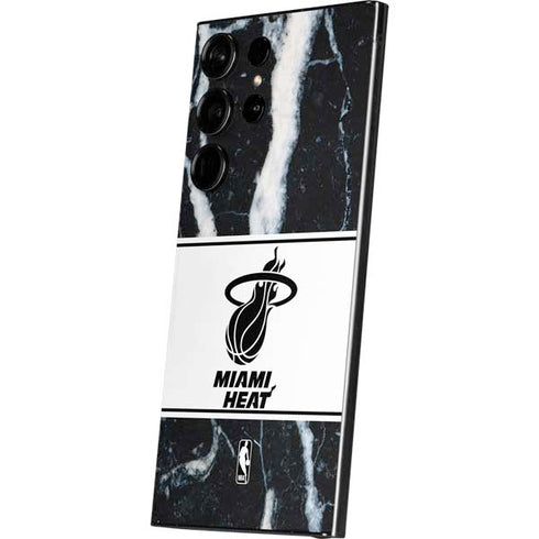 NBA Miami Heat Marble Galaxy S25 Ultra Skin